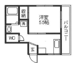 ハイツ松本の物件間取画像